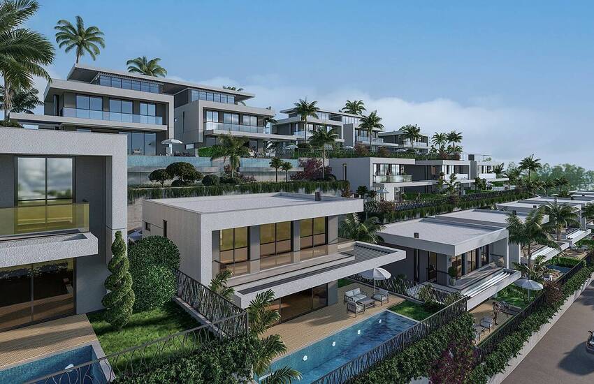Luxury Houses with Private Pools and Gardens in Alanya
