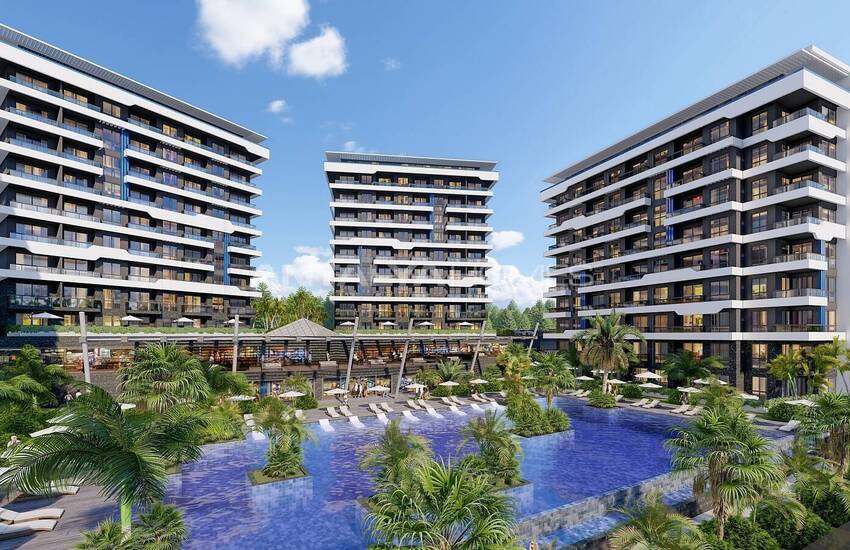 Luxury Real Estate Close to the Beach in Alanya Okurcalar