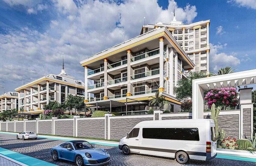 املاک و مستغلات بزرگ در مجتمعی با مفهوم هتل در آلانیا 6