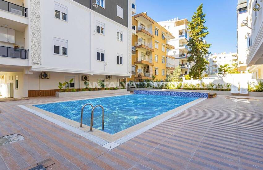 Properties in a Complex with Swimming Pool in Antalya City Center