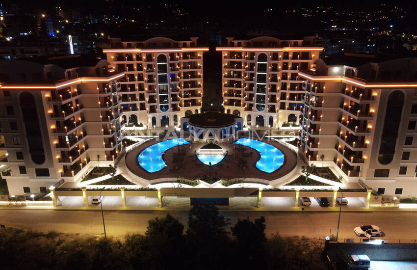 Alanya'da Otel Konseptli Lüks Projede Şık Daireler 3