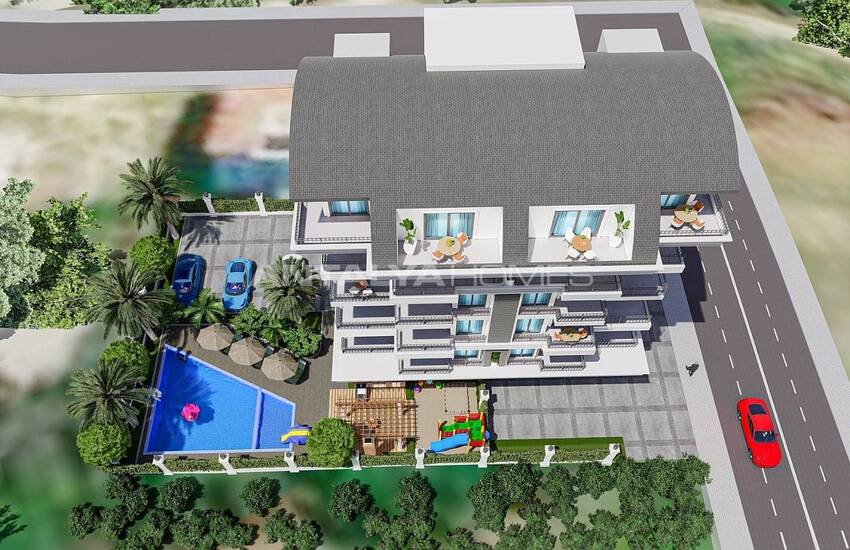 Flats Suitable for Investment in New Project in Alanya 3