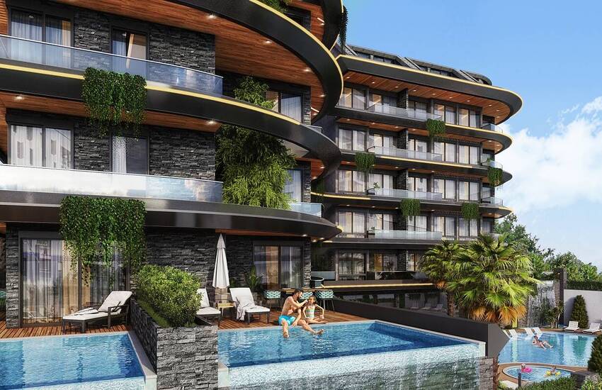 High Quality Apartments Close to the Sea in Alanya Kestel