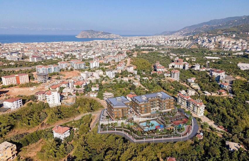 Cheap Sea and Nature View Properties for Sale in Alanya Oba 25