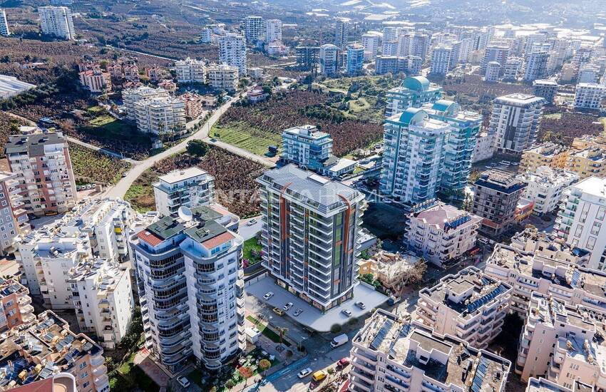 Новые Квартиры в Комплексе с Видом на Море в Аланье 3