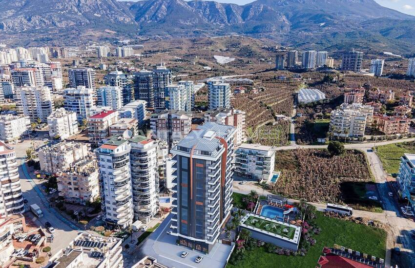 Новые Квартиры в Комплексе с Видом на Море в Аланье 1