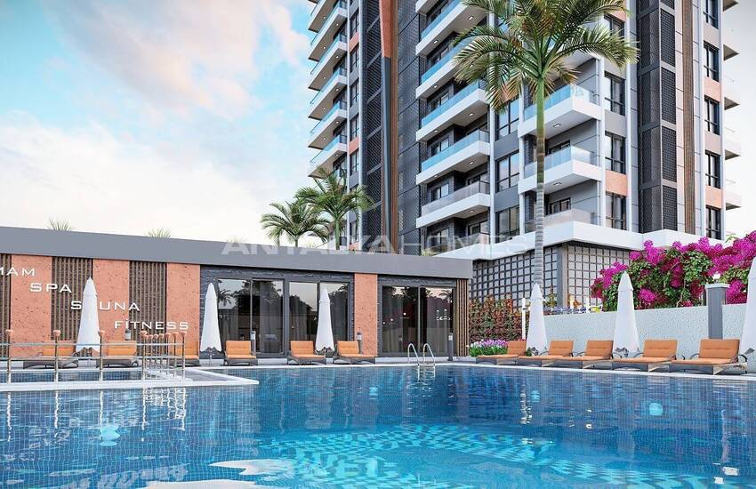 Новые Квартиры в Комплексе с Видом на Море в Аланье 4