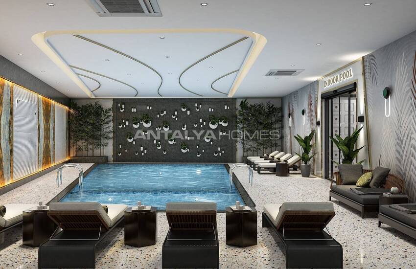 Новые Квартиры в Комплексе с Видом на Море в Аланье 19