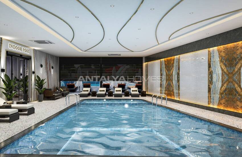 Новые Квартиры в Комплексе с Видом на Море в Аланье 21