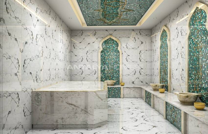 Новые Квартиры в Комплексе с Видом на Море в Аланье 23