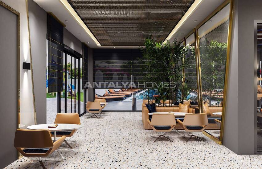 Новые Квартиры в Комплексе с Видом на Море в Аланье 12