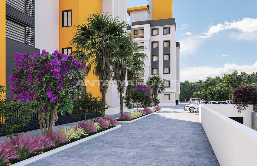 آپارتمان های جمع و جور با چشم انداز بی وقفه در آکسو، آنتالیا 4