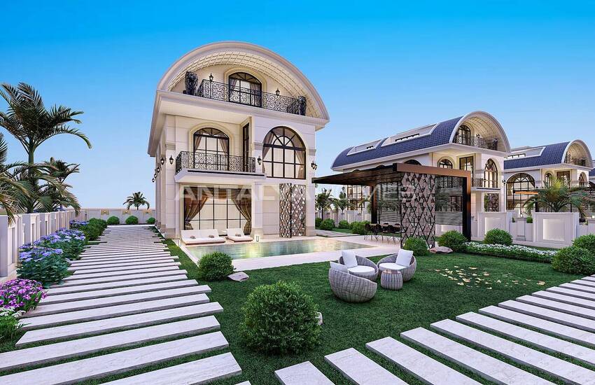 Detached Villas with Private Pool and Garden in Alanya 5