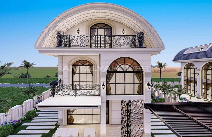 Detached Villas with Private Pool and Garden in Alanya 8