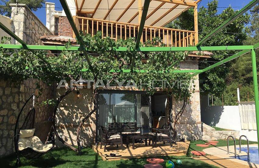 Stone House Intertwined with Nature in Kalkan Islamlar 5