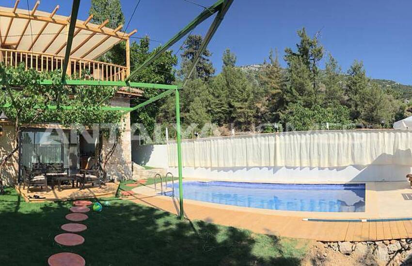 Stone House Intertwined with Nature in Kalkan Islamlar 6