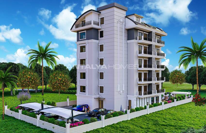 Elegant Flats in a Complex in Oba Neighborhood in Alanya 3