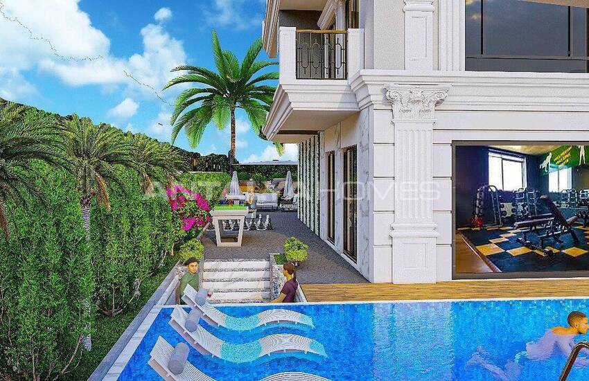 Elegant Flats in a Complex in Oba Neighborhood in Alanya 7