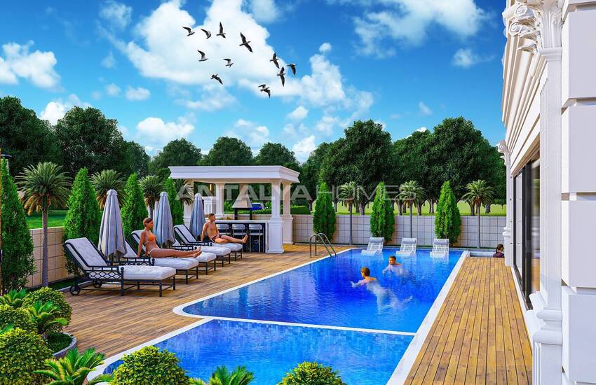 Elegant Flats in a Complex in Oba Neighborhood in Alanya 8