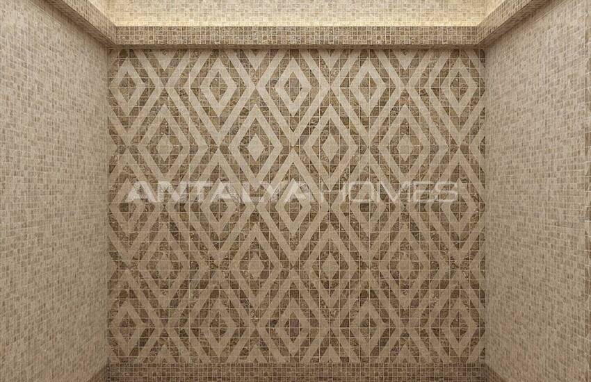 Real Estate in a Complex with Swimming Pool in Alanya Oba 9