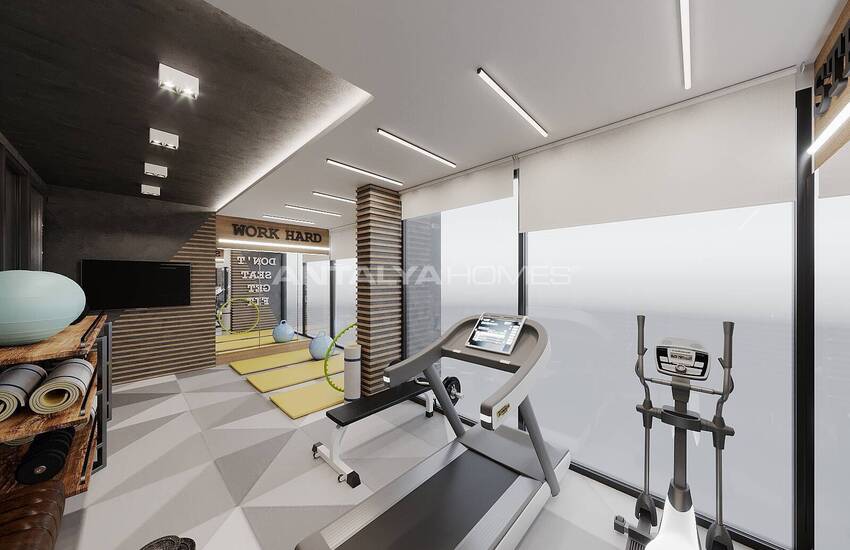 Real Estate in a Complex with Swimming Pool in Alanya Oba 6