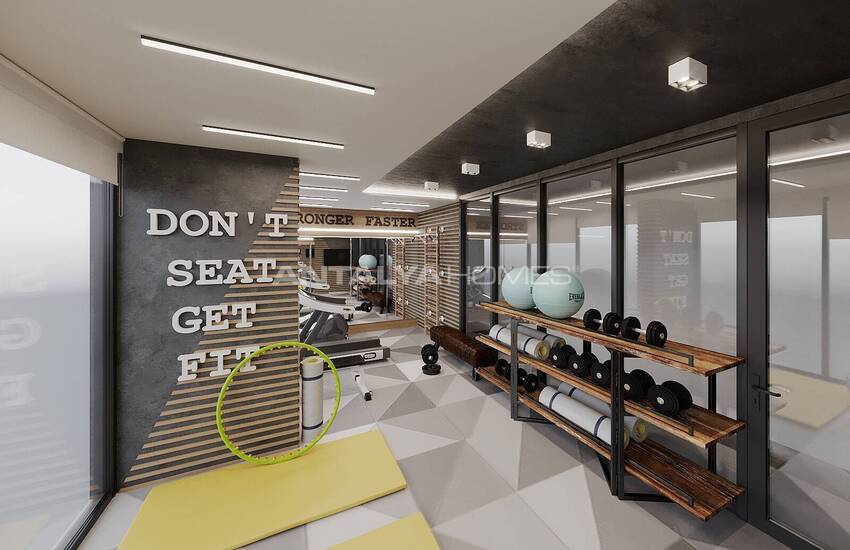 Real Estate in a Complex with Swimming Pool in Alanya Oba 7