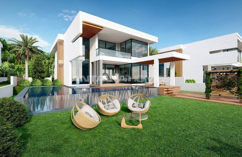 Detached Villas with Pool Close to the Sea in Alanya Yesiloz