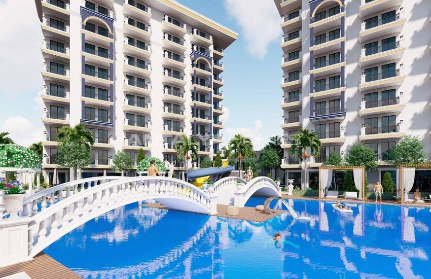 Alanya Avsallar'da Plaja Yakın Lüks Site İçinde Daireler 9