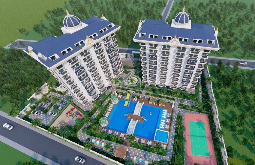 Alanya Avsallar'da Plaja Yakın Lüks Site İçinde Daireler 10