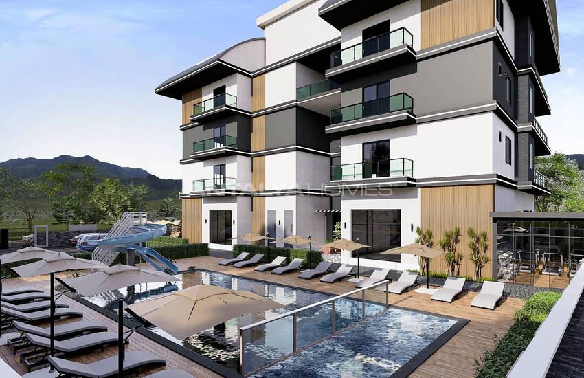 Luxe Flats In Een Complex Met Zwembad In Oba Alanya 1