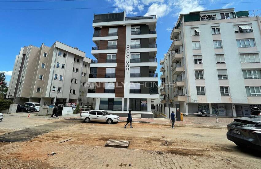 New Flat in a Building with Parking Lot in Antalya Center 3