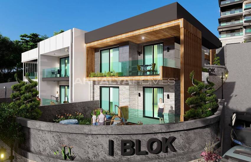 Stylish Houses in a Comprehensive Complex in Alanya Kargicak 10