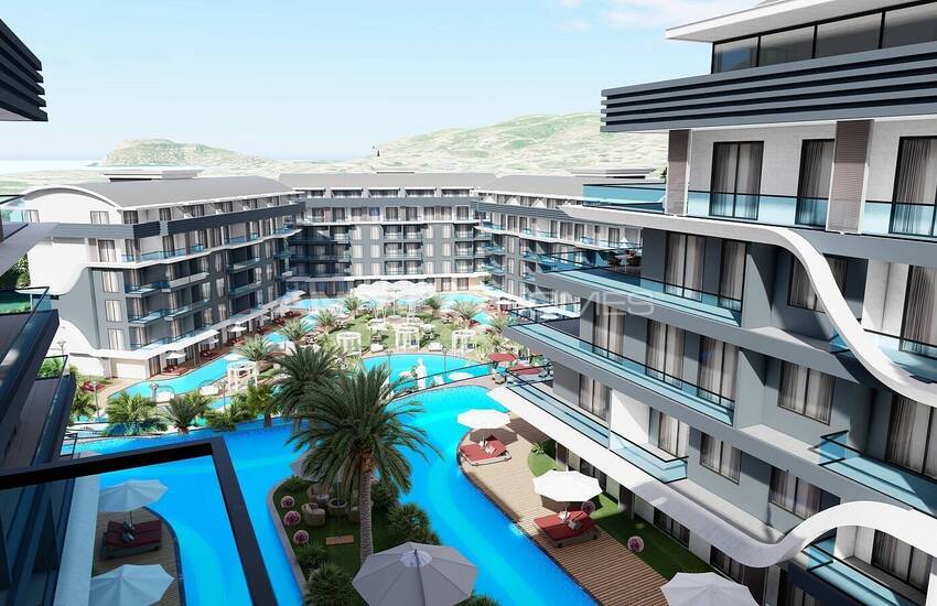 Stilvolle Wohnungen Mit Meer Und Naturblick In Oba, Alanya 4