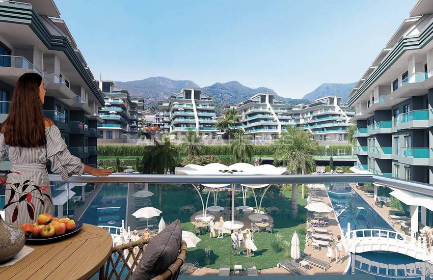 Stilvolle Wohnungen Mit Meer Und Naturblick In Oba, Alanya 9