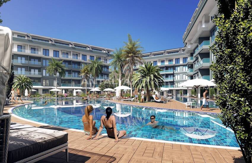 Stilvolle Wohnungen Mit Meer Und Naturblick In Oba, Alanya 7