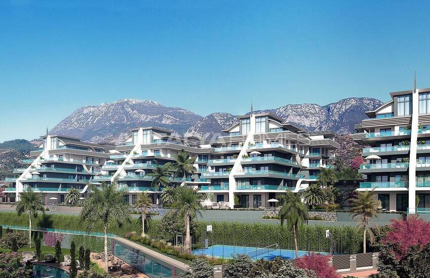 Stilvolle Wohnungen Mit Meer Und Naturblick In Oba, Alanya 1