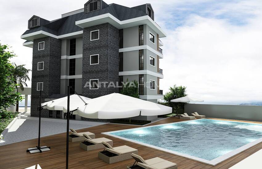 Alanya Kargıcak'ta Butik Proje İçinde Deniz Manzaralı Daireler 4