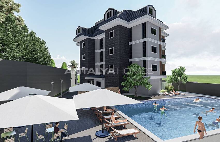 Alanya Kargıcak'ta Butik Proje İçinde Deniz Manzaralı Daireler 1