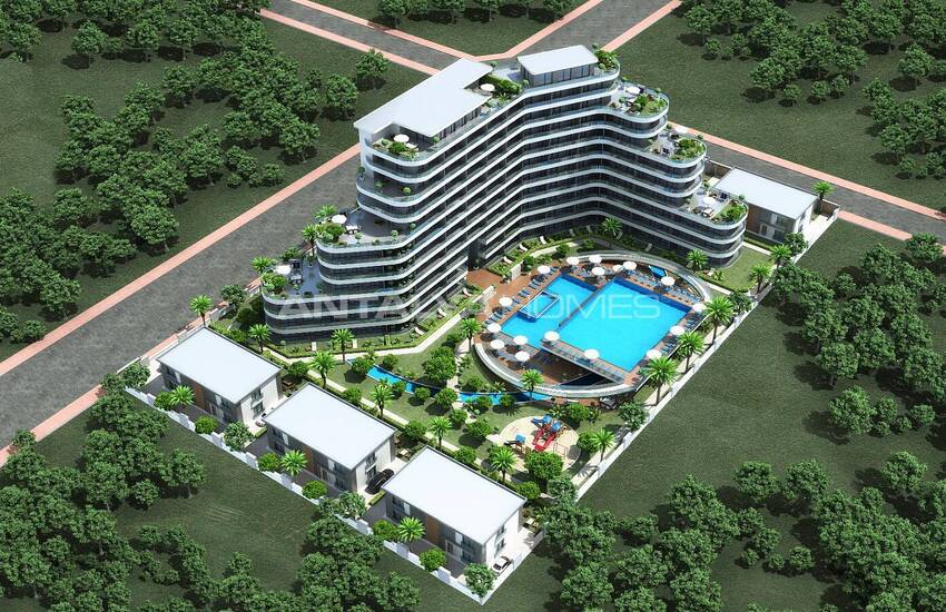 Semi-detached Villas in a Comprehensive Complex in Altintas 2
