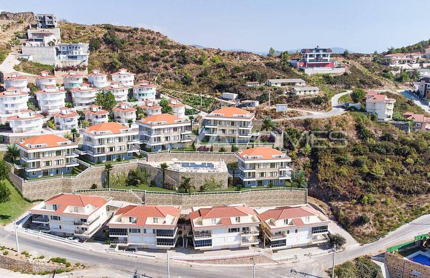 Duplex Med Natur Och Havsutsikt Omgivna Av Natur I Kargicak Alanya 2
