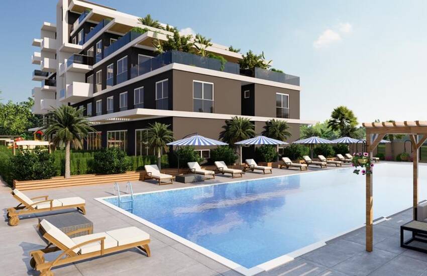 Large Terraced Apartments in Perfect Location in Antalya