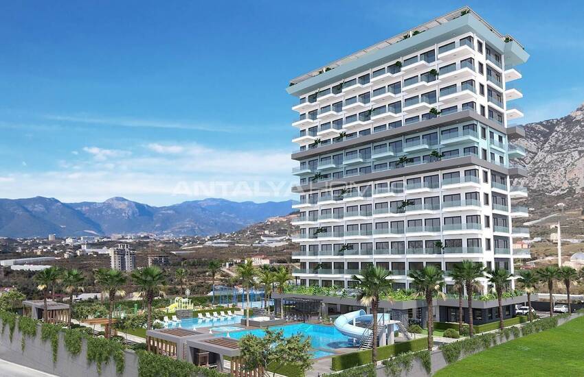 Новые Квартиры Рядом с Пляжем в Махмутларе, Аланья