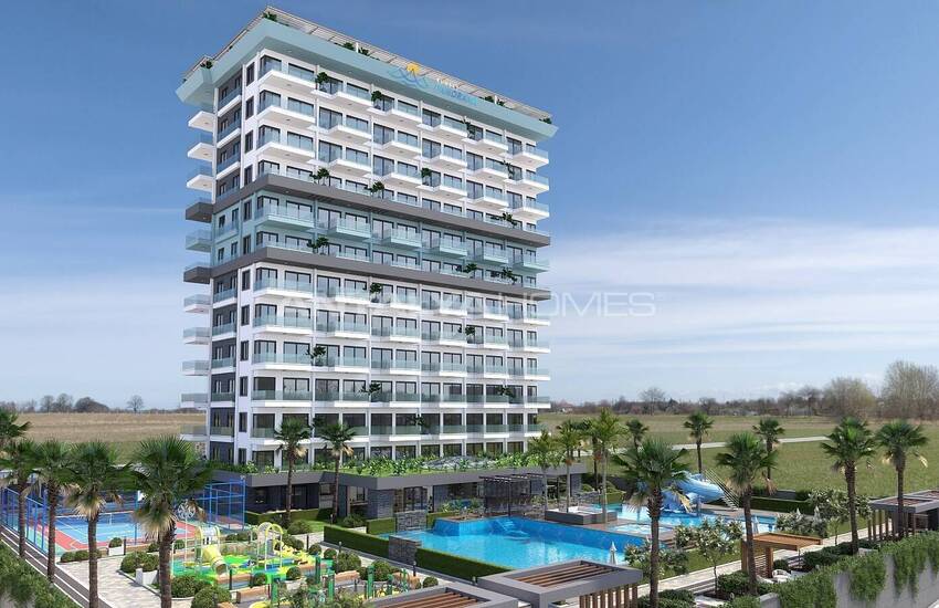 Новые Квартиры Рядом с Пляжем в Махмутларе, Аланья 3