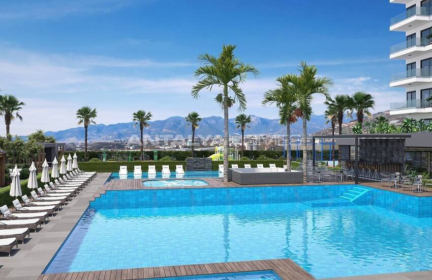 Новые Квартиры Рядом с Пляжем в Махмутларе, Аланья 1