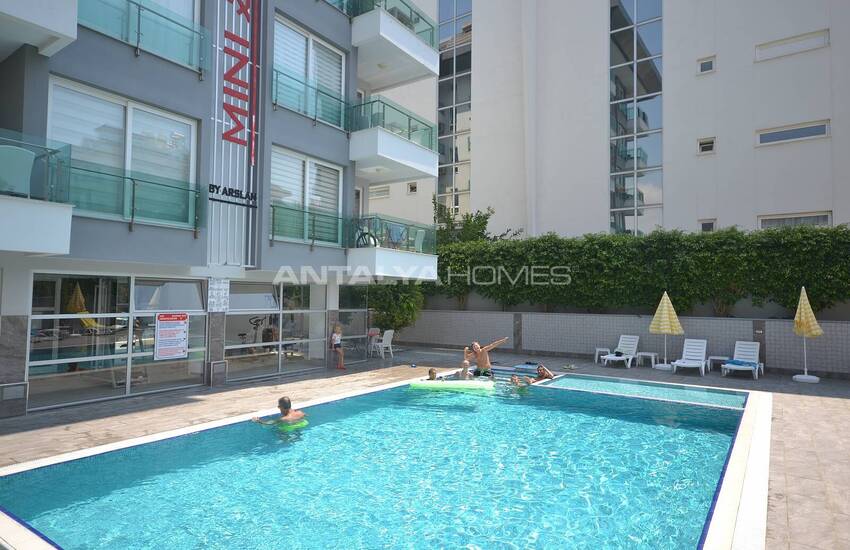 Ready to Move Flat in a Complex with Pool in Oba Alanya 2