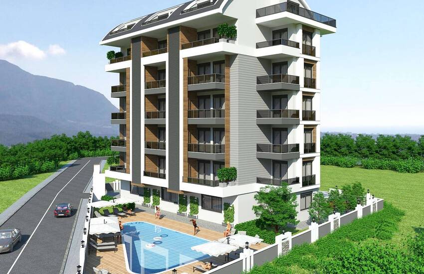 New Build Real Estate in Boutique Project in Alanya Oba