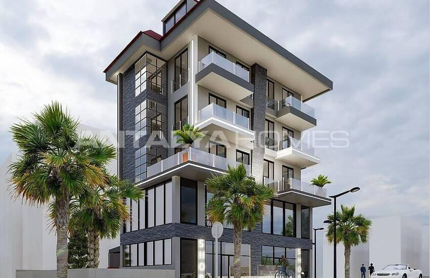 Apartments in a Complex with Pool Near the Beach in Kestel Alanya 2