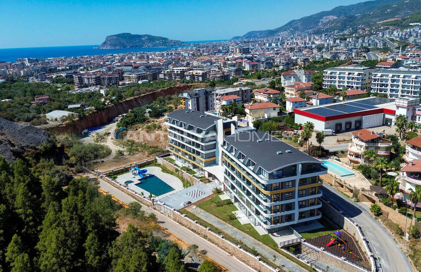 Lyxlägenheter Sammanflätade Med Naturen I Alanya Antalya 2
