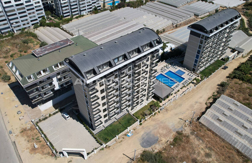 Eleganta Lägenheter I Ett Hotellkonceptkomplex I Alanya Payallar