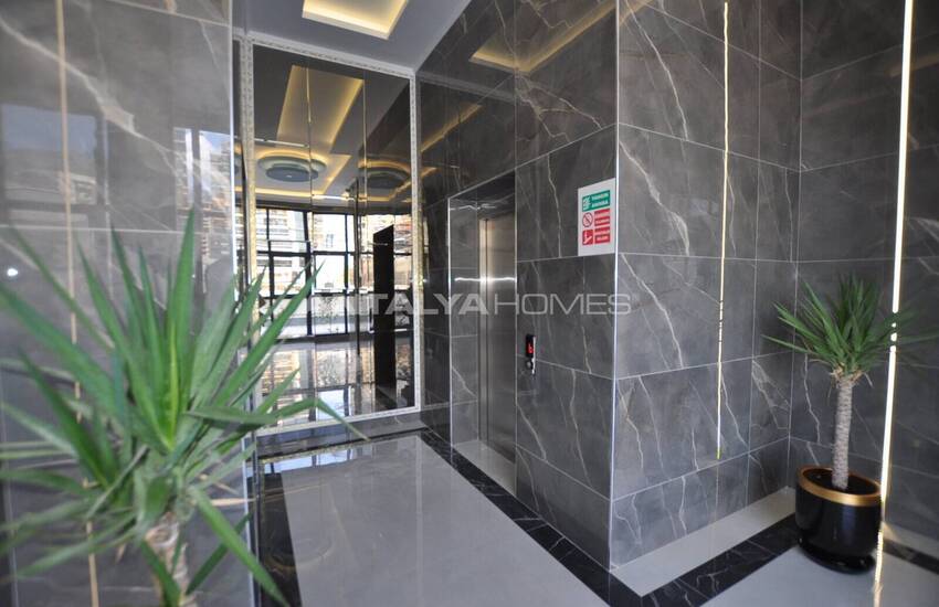 Alanya Mahmutlar'da Yatırıma Uygun Şık Tasarımlı Daireler 12